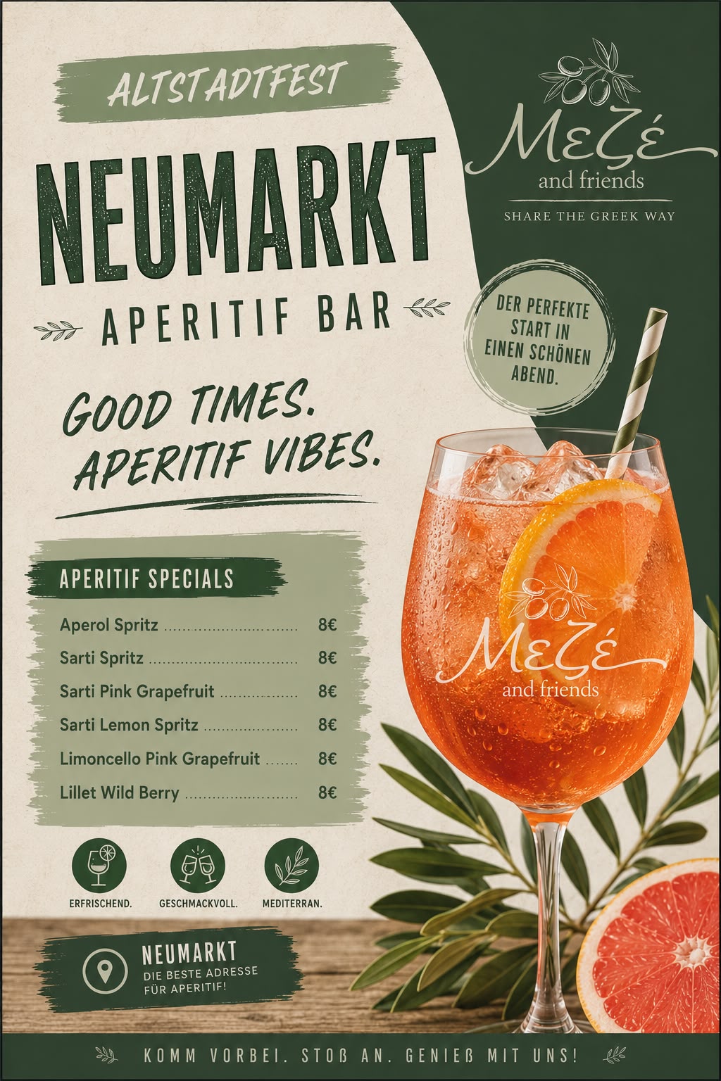 Aperitif Bar — Spritz Specials