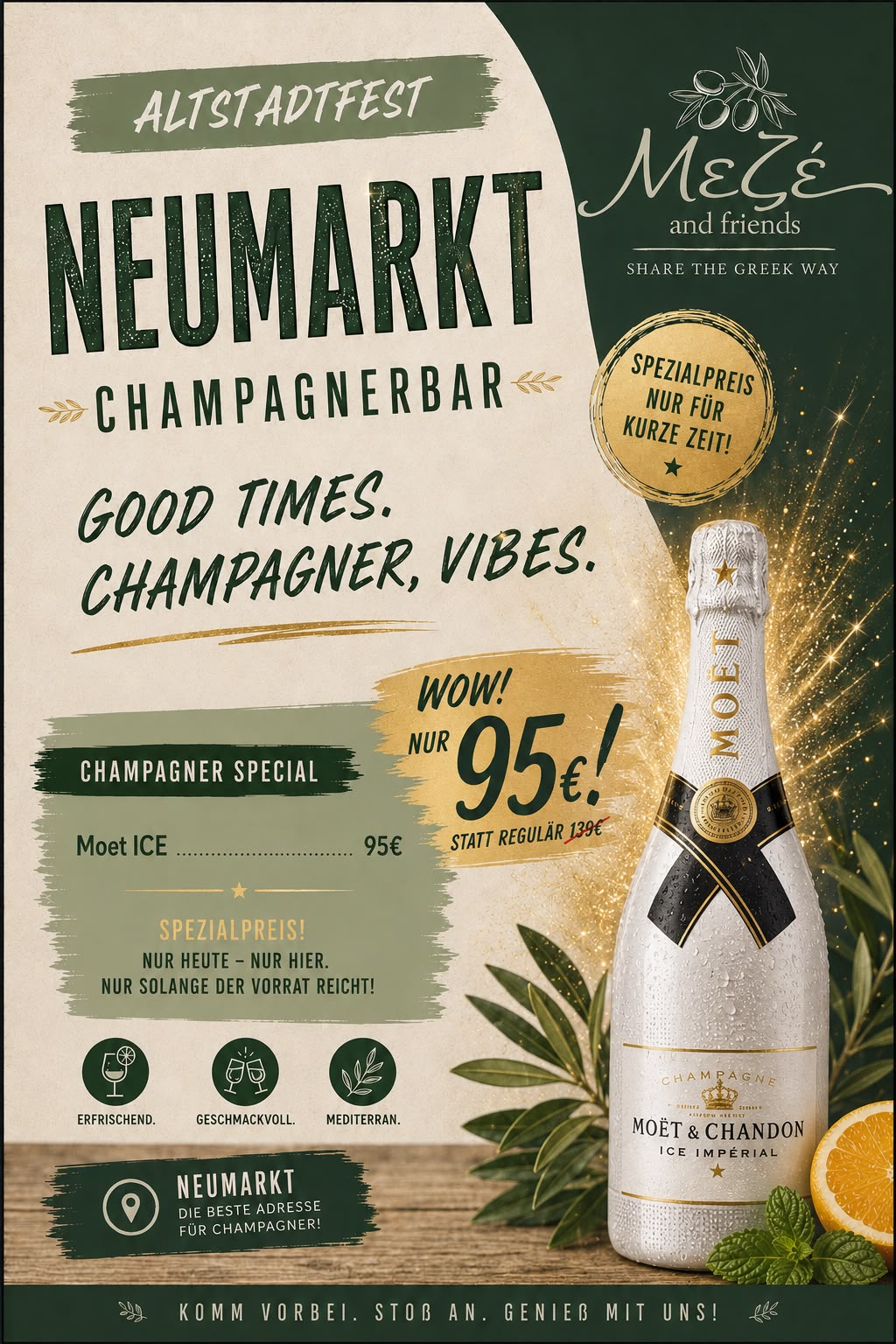 Champagnerbar — Moët ICE Special