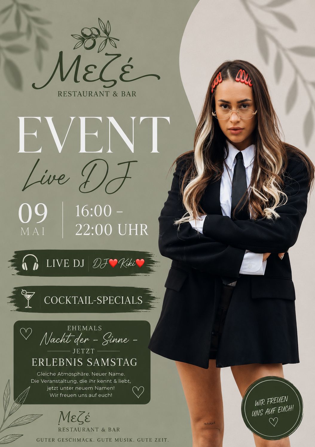 Erlebnis Samstag mit Live DJ Kiki am 09. Mai 2026